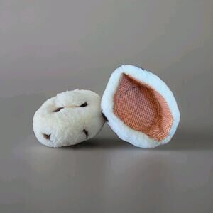 Pair of Vintage African Sherpa Hats  Handmade Super Soft Cap Rare Culture Art S